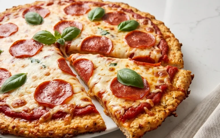 Chicken Crust Pizza (Low Carb + High Protein
