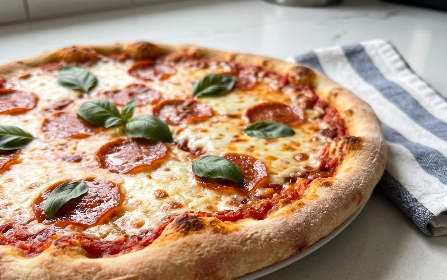An excellent No Yeast Pizza Dough - quick easy homemade pizza!