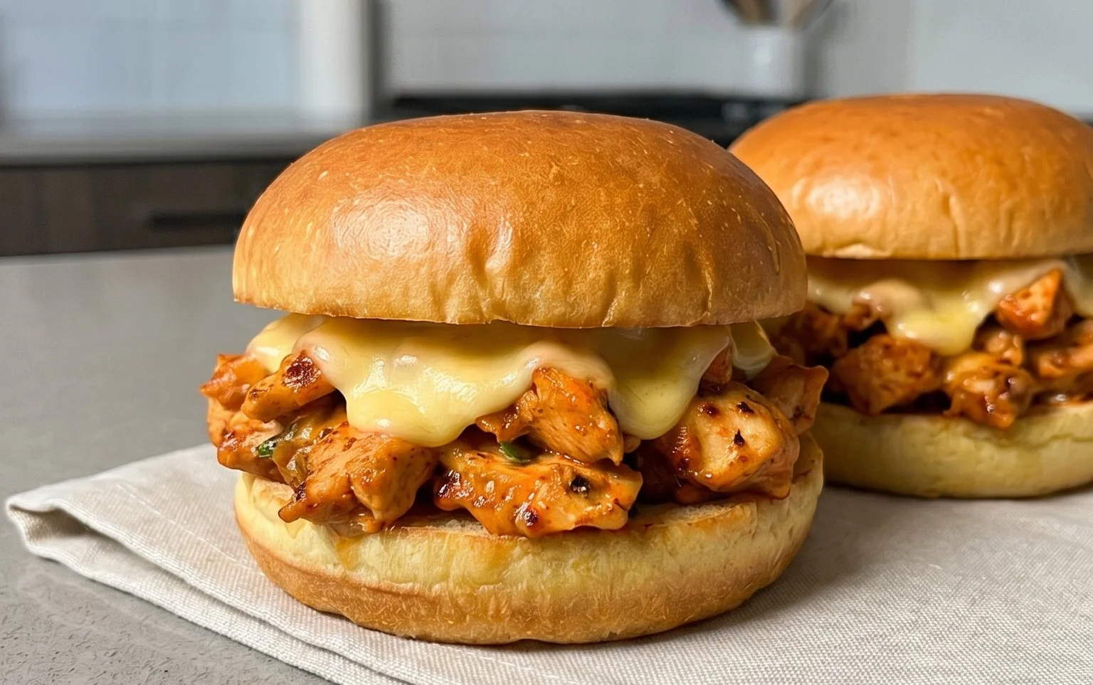 Cheesy Dynamite Chicken Buns