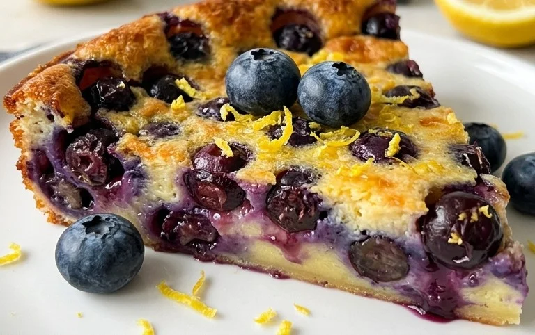 Lemon Blueberry Clafoutis