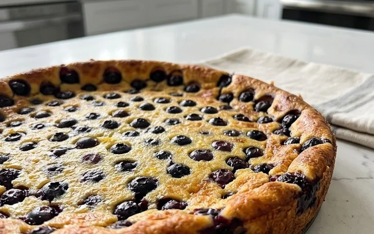 Lemon Blueberry Clafoutis