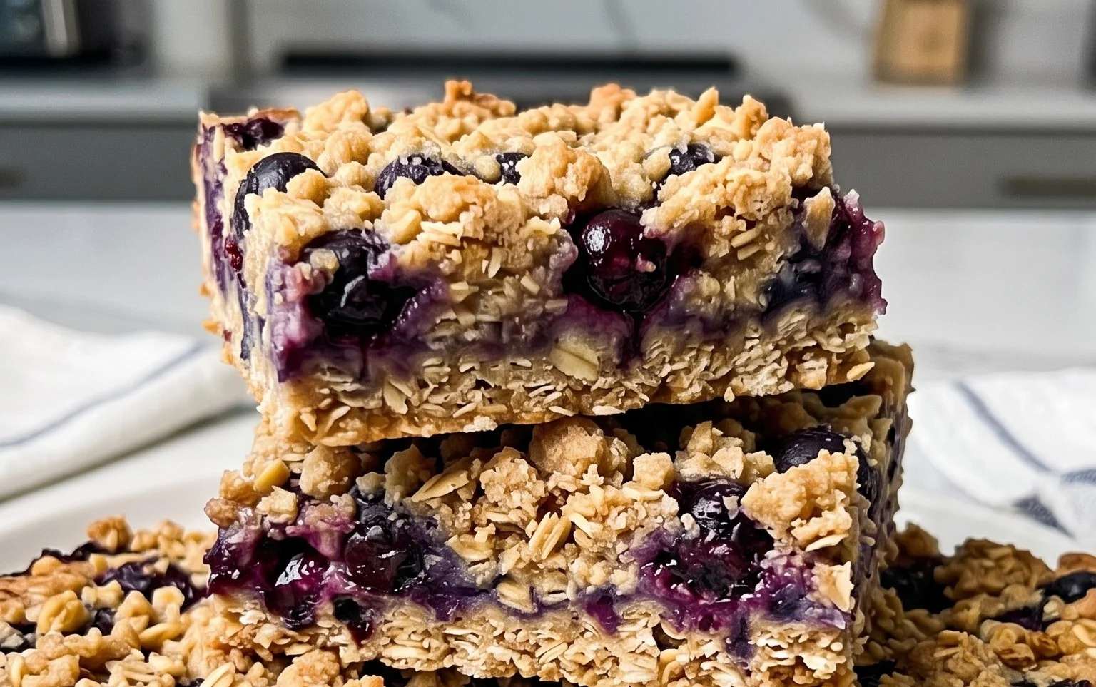 Blueberry Oatmeal Bars