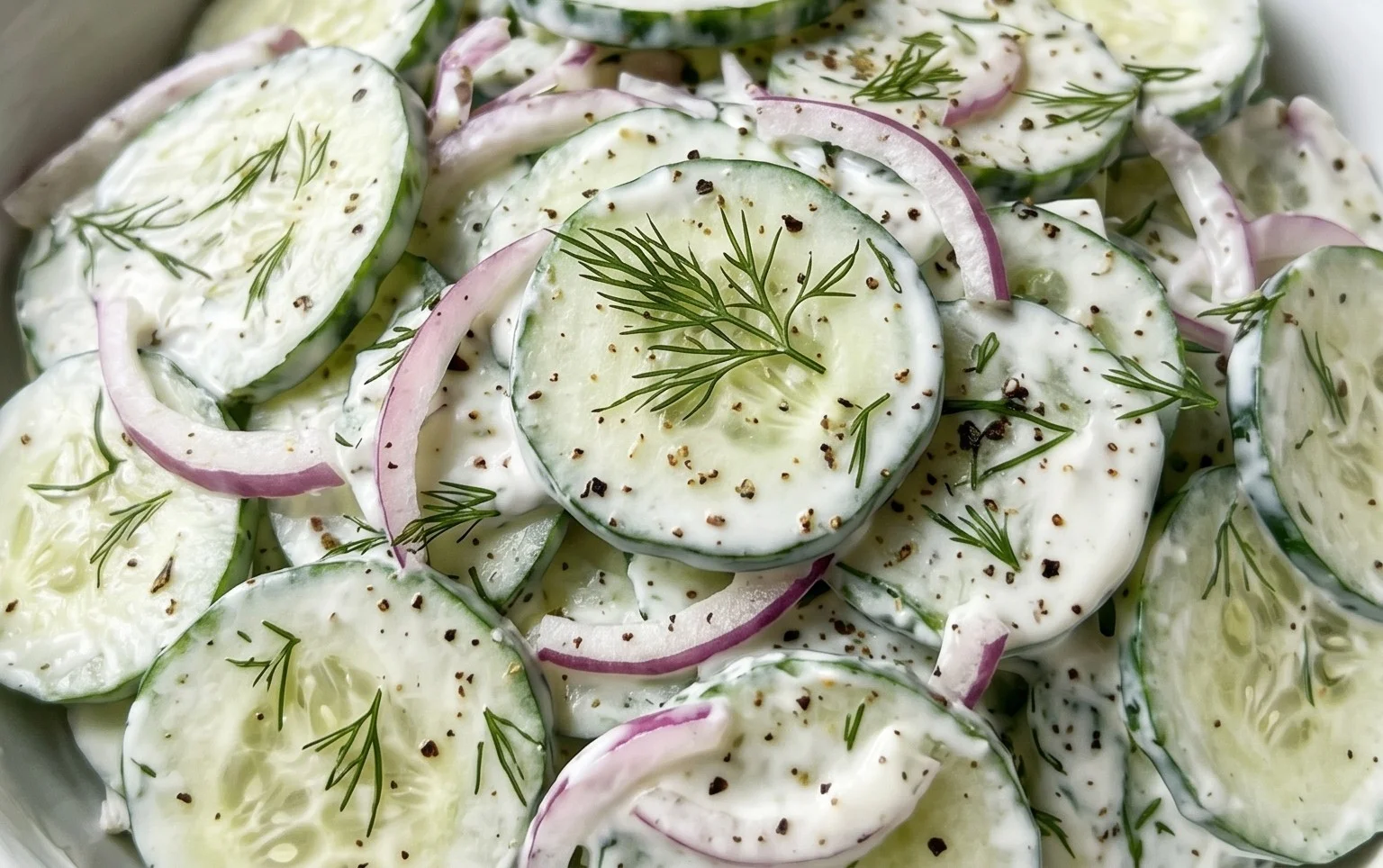 Polish Cucumber Salad