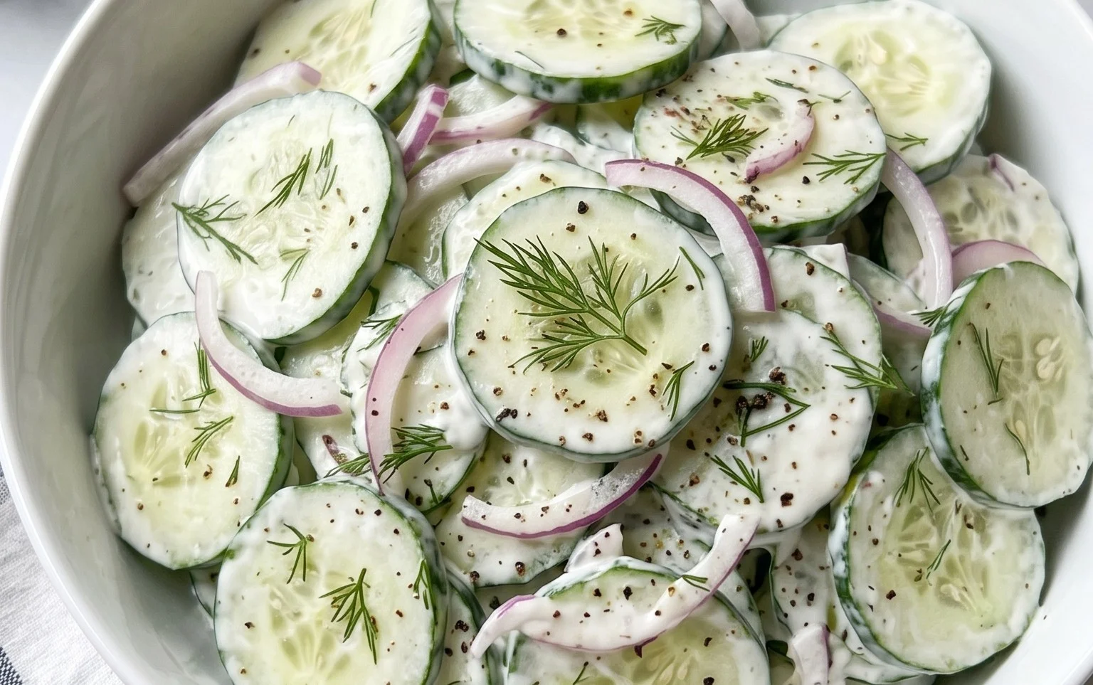 Polish Cucumber Salad