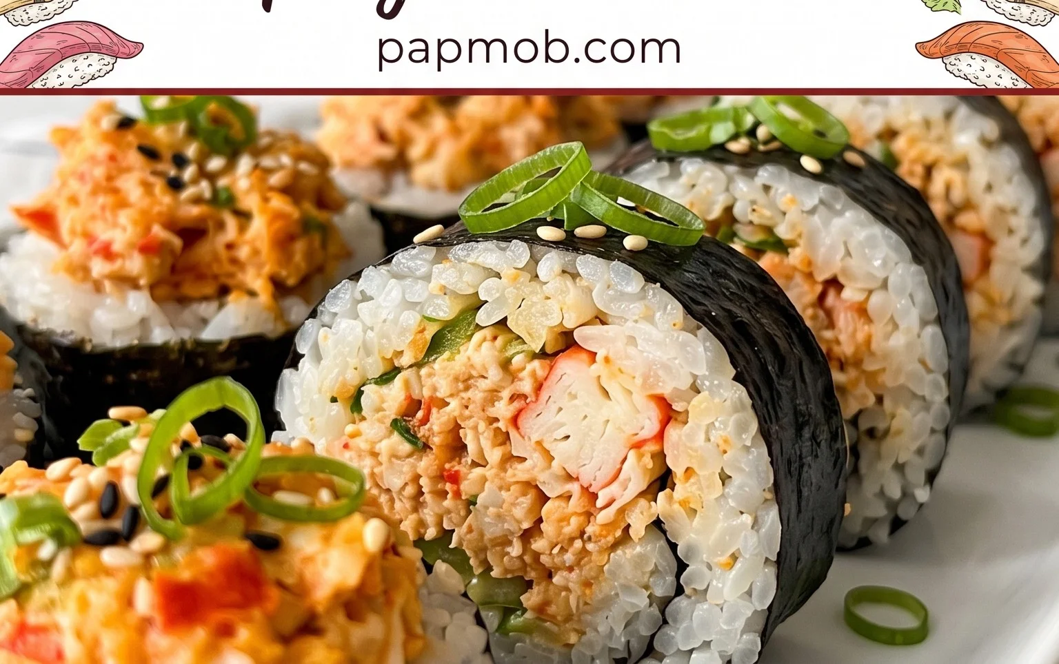 Kani Sushi (Spicy Crab Roll)