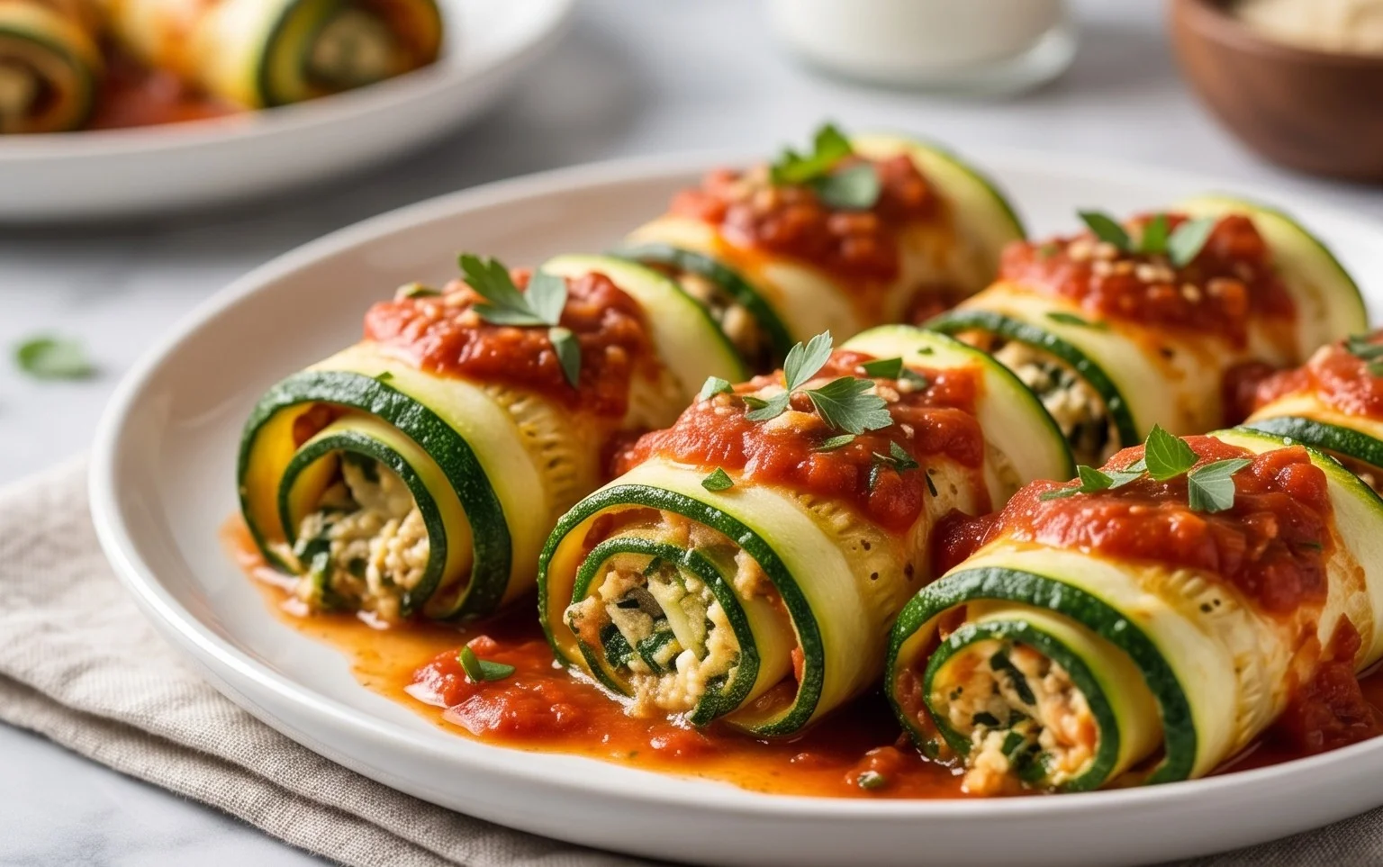 Vegan Zucchini Rollatini