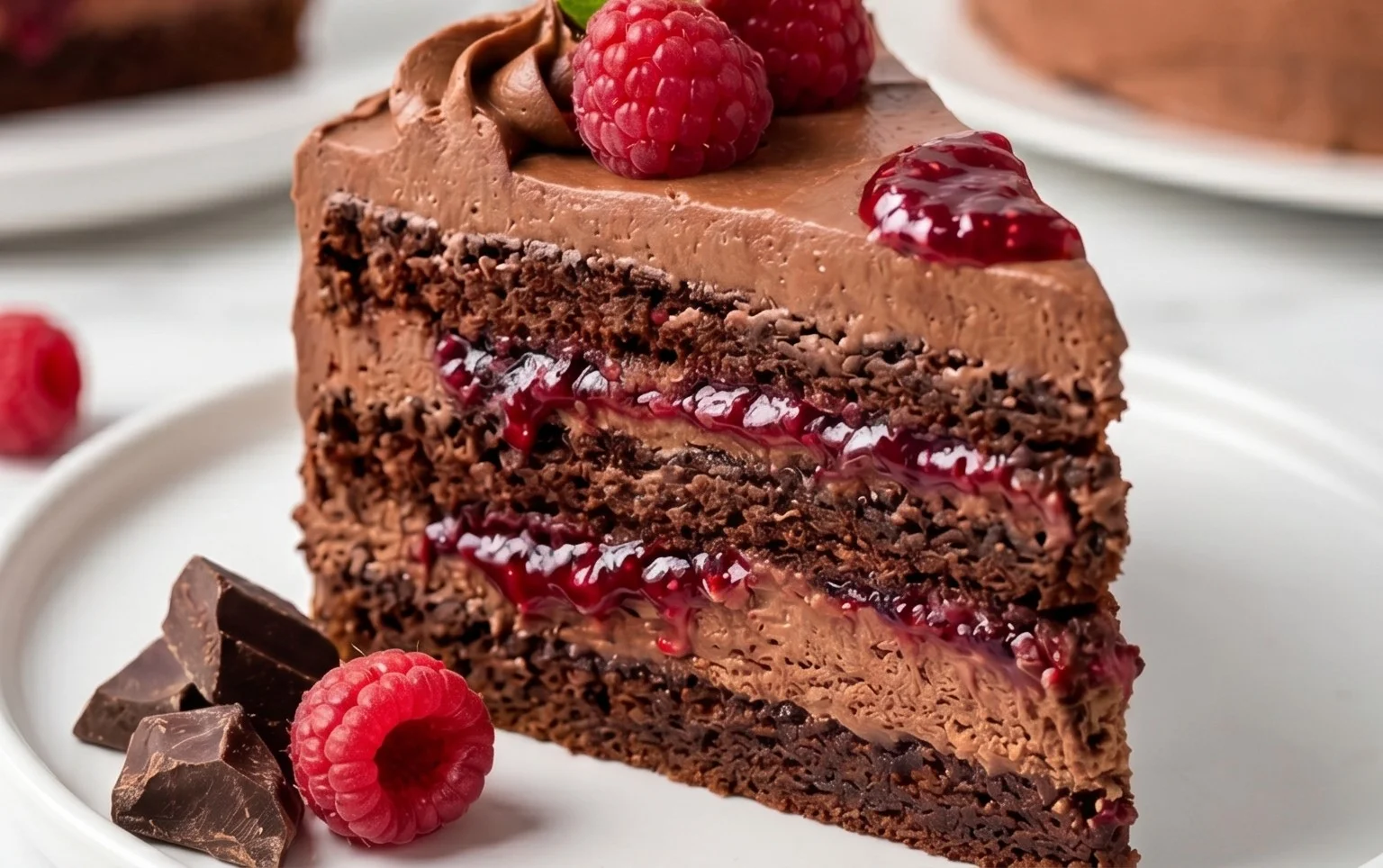 Chocolate Raspberry Cake