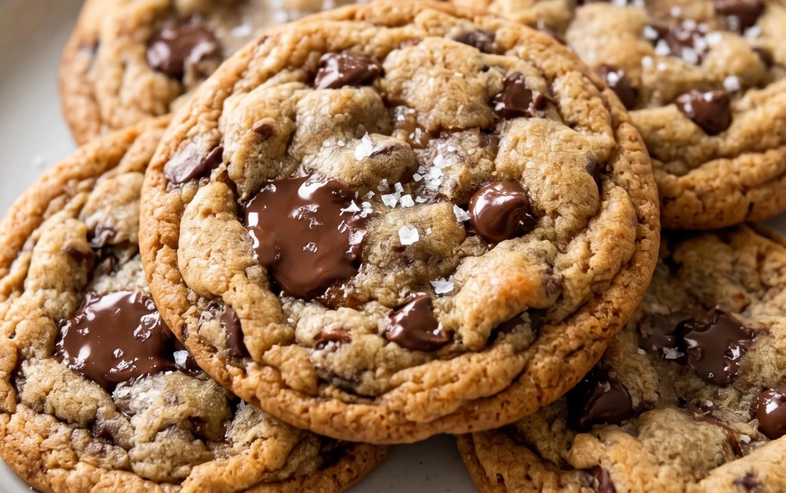 Crispy and Chewy Chocolate Chip Cookies