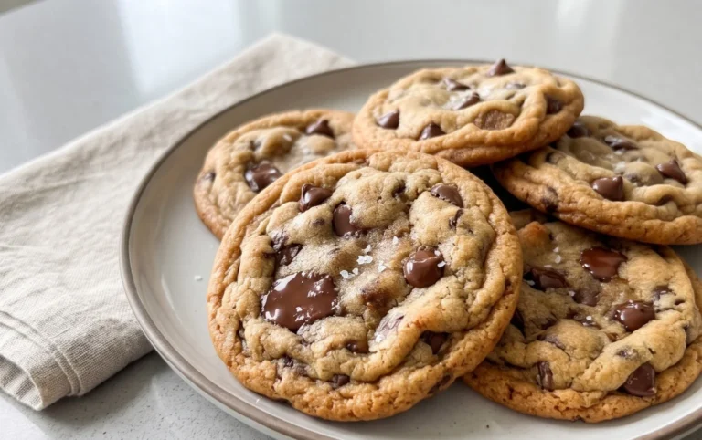Crispy and Chewy Chocolate Chip Cookies
