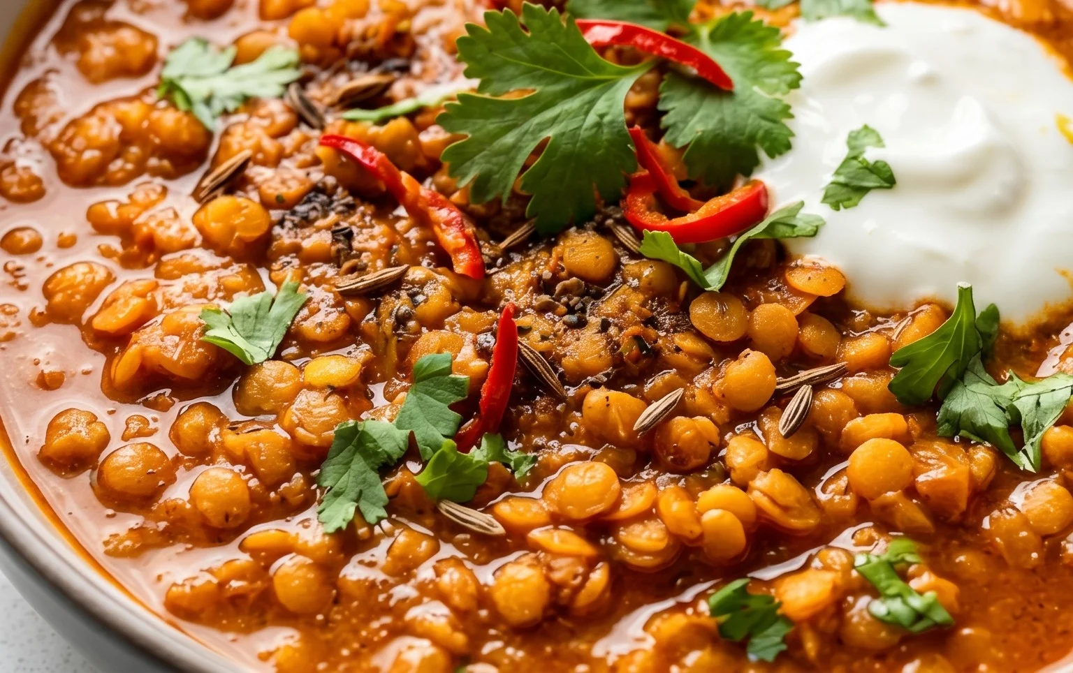 Spicy Red Lentil Curry