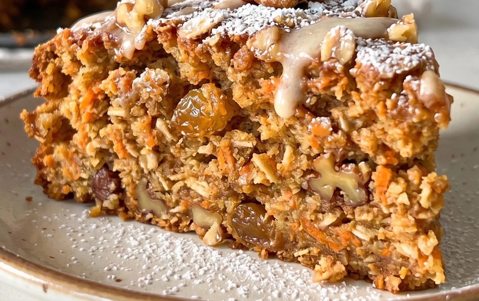 Easy Flourless Oatmeal Carrot Cake Recipe