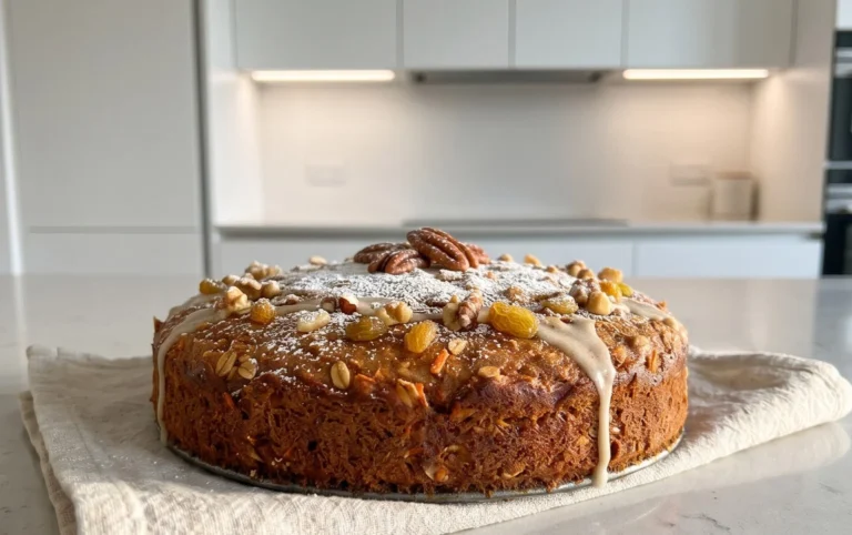 Easy Flourless Oatmeal Carrot Cake Recipe