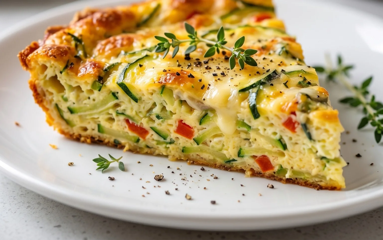 Crustless Zucchini Quiche Recipe