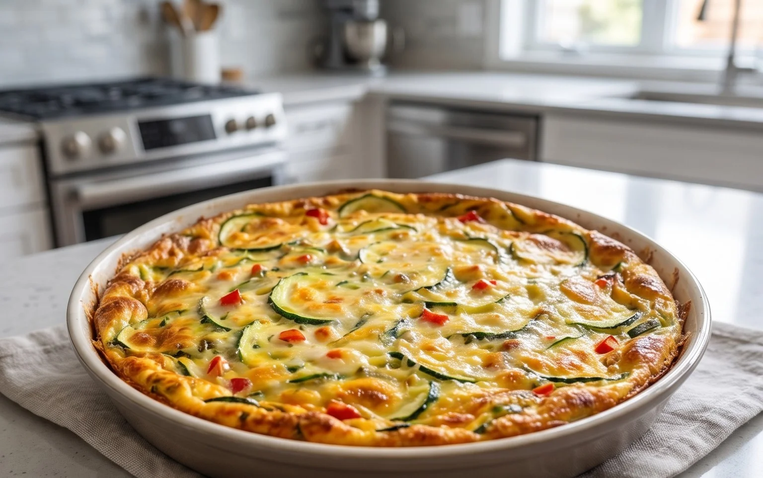 Crustless Zucchini Quiche Recipe