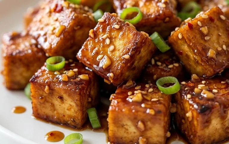 Honey Garlic Tofu
