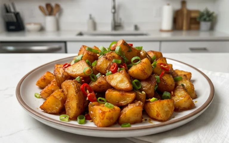Crispy Honey Chilli Potatoes