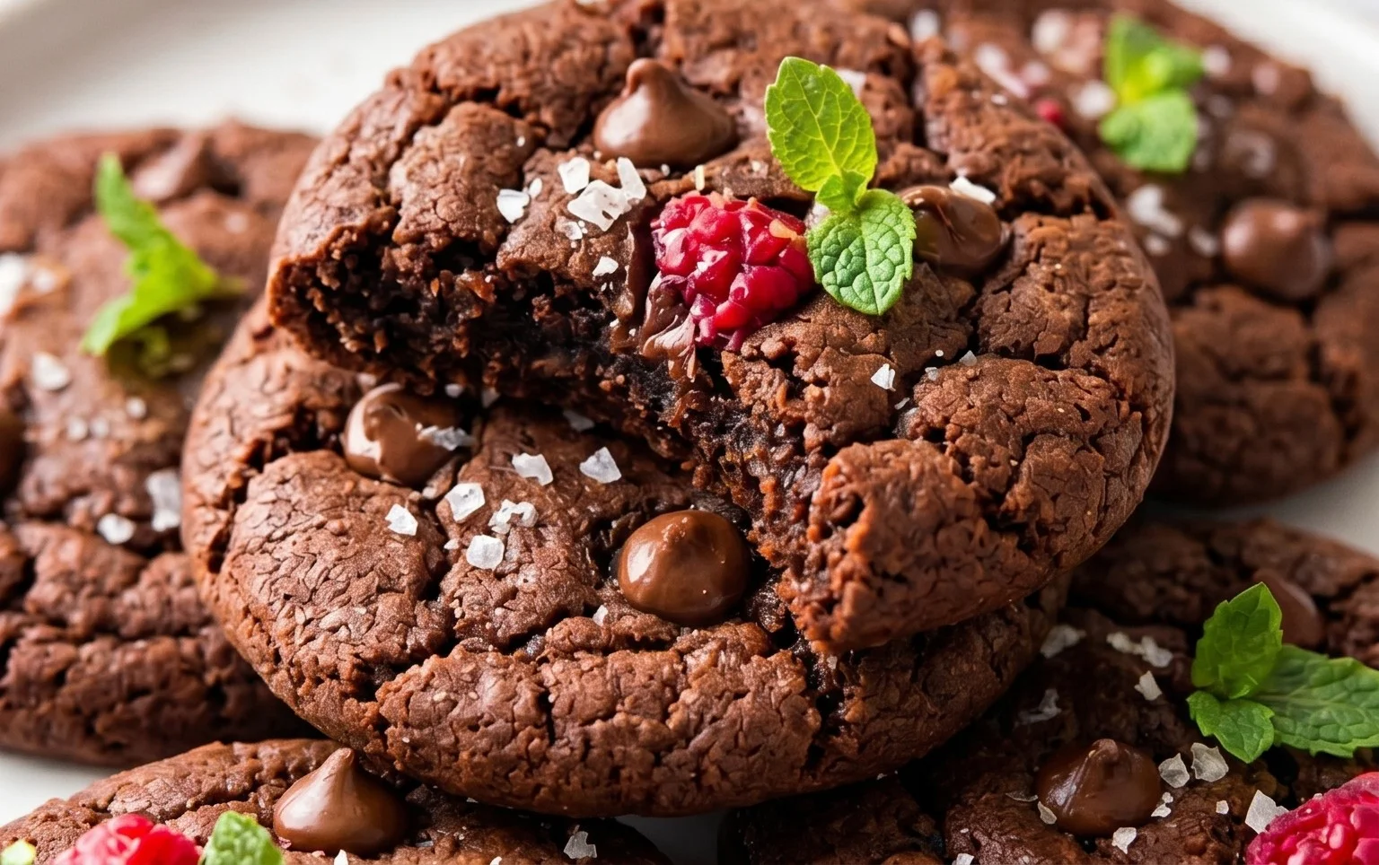 Salted Brownie Cookies