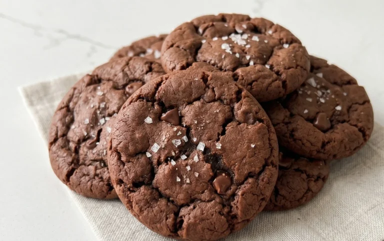 Salted Brownie Cookies