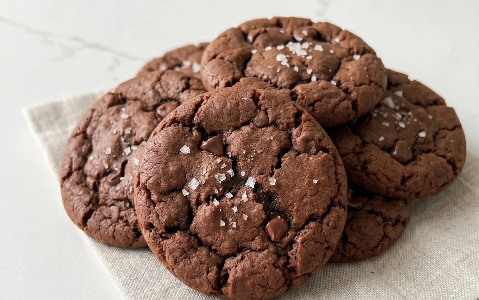 Salted Brownie Cookies
