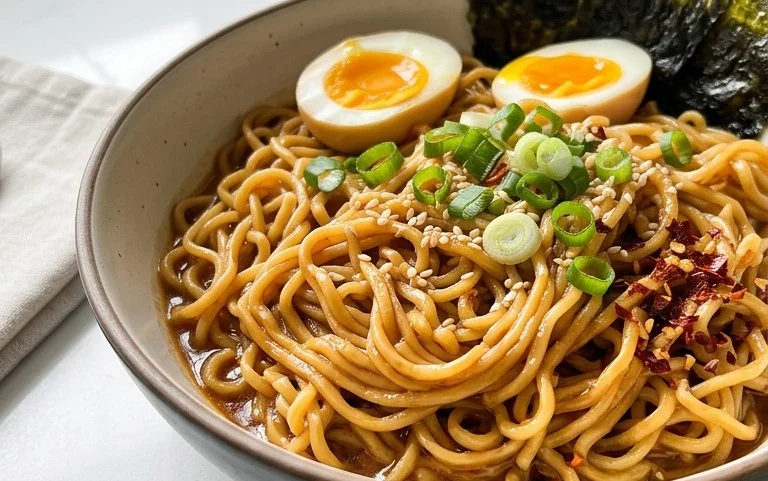 Easy Saucy Ramen Noodles