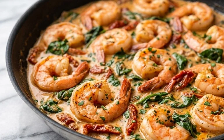 Tuscan Shrimp (One-Pan, 30-Minute Dinner)