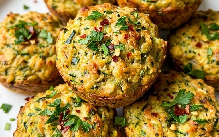Zucchini Garlic Bites