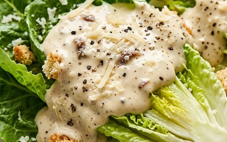 Caesar Salad Dressing (Classic, Creamy & 5 Minutes) 🥗