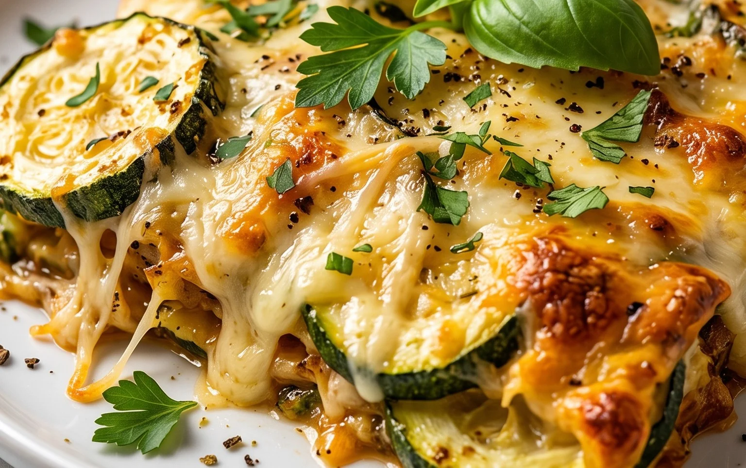 Baked Zucchini and Cheese