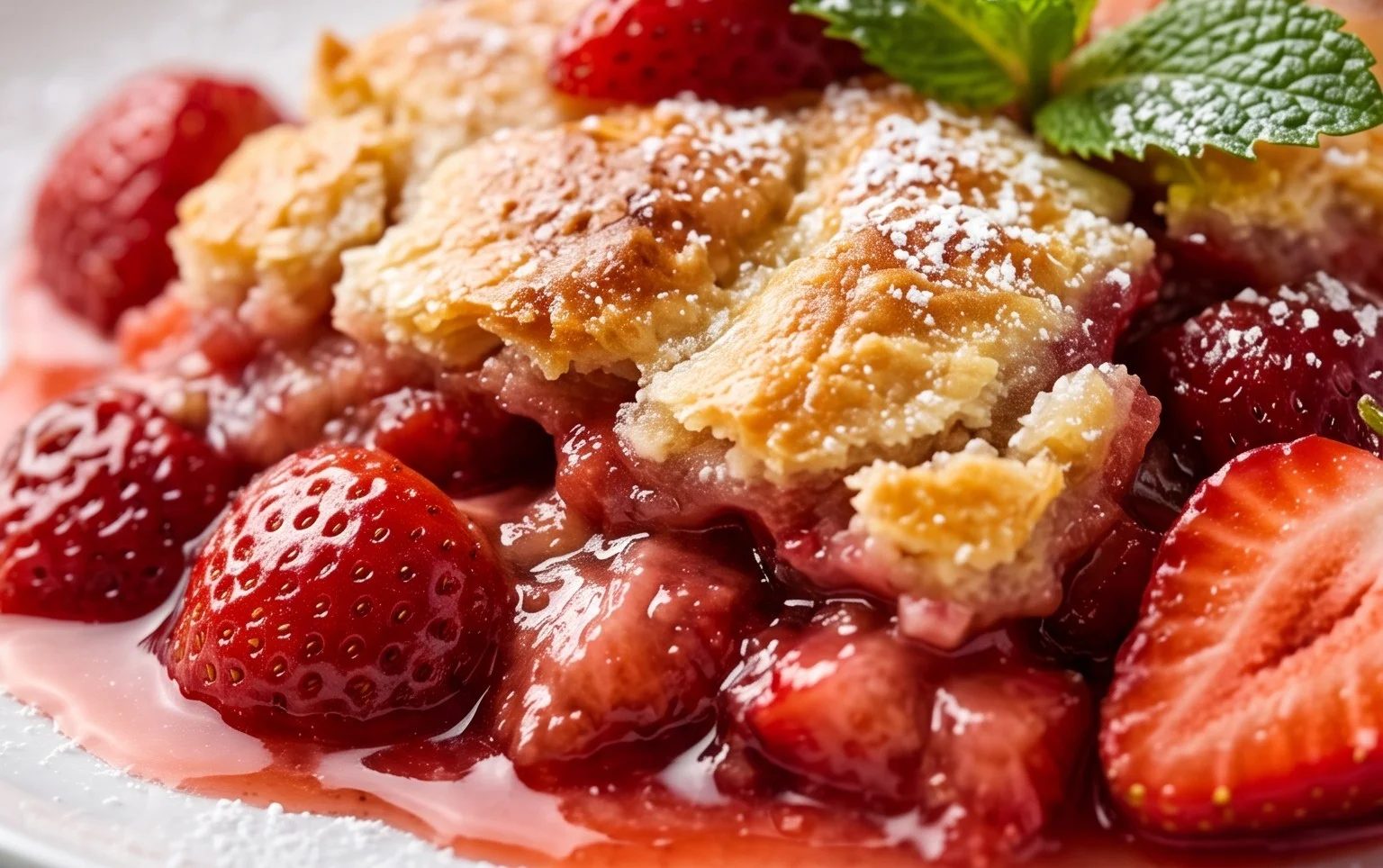 Strawberry Cobbler