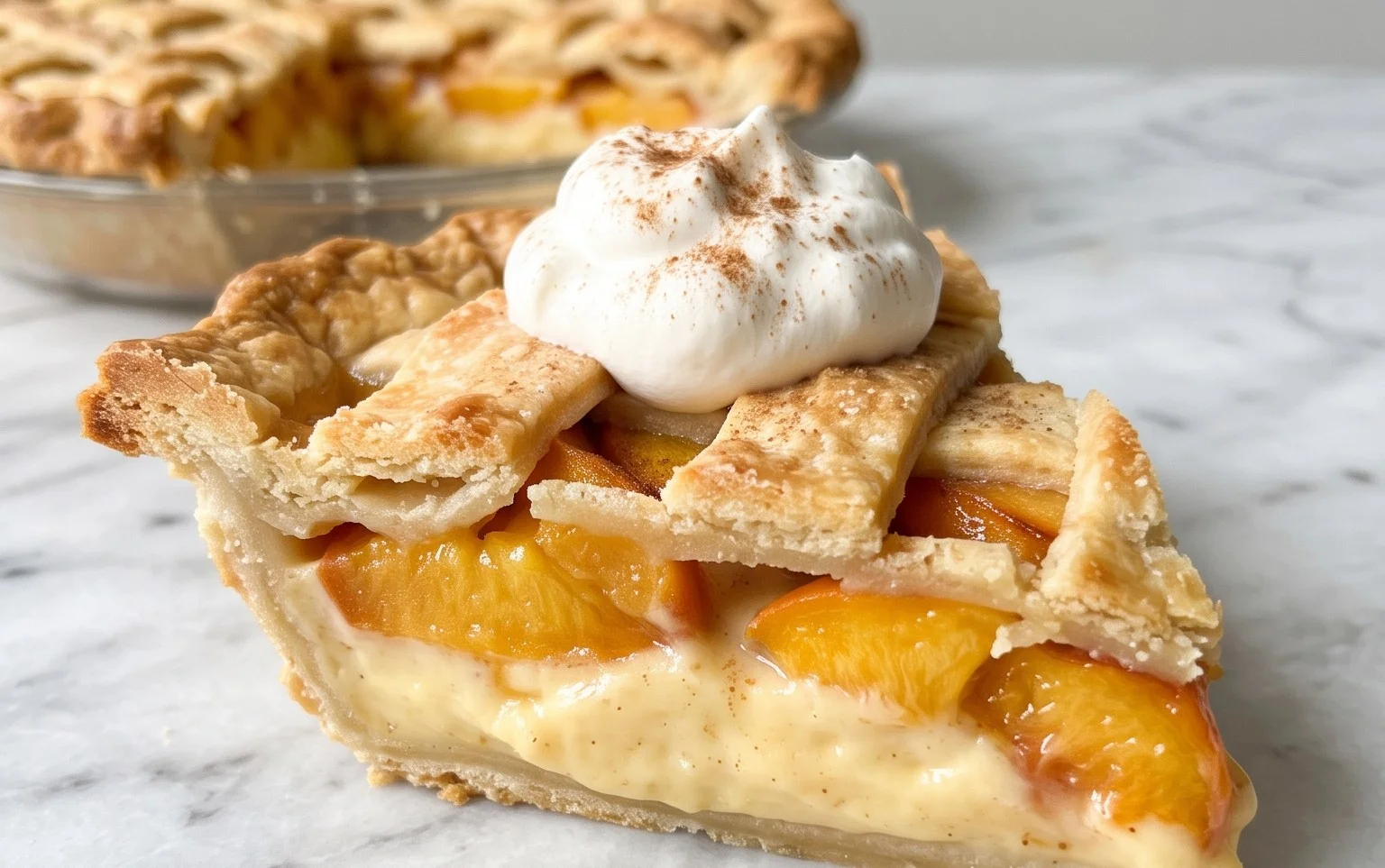 Peaches and Cream Pie