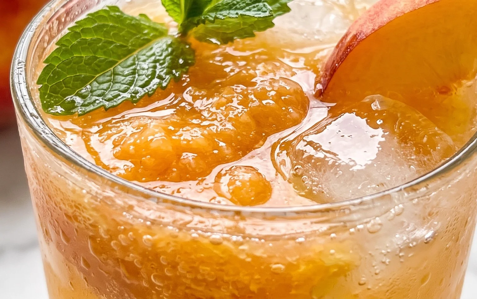 Refreshing Peach Lemonade