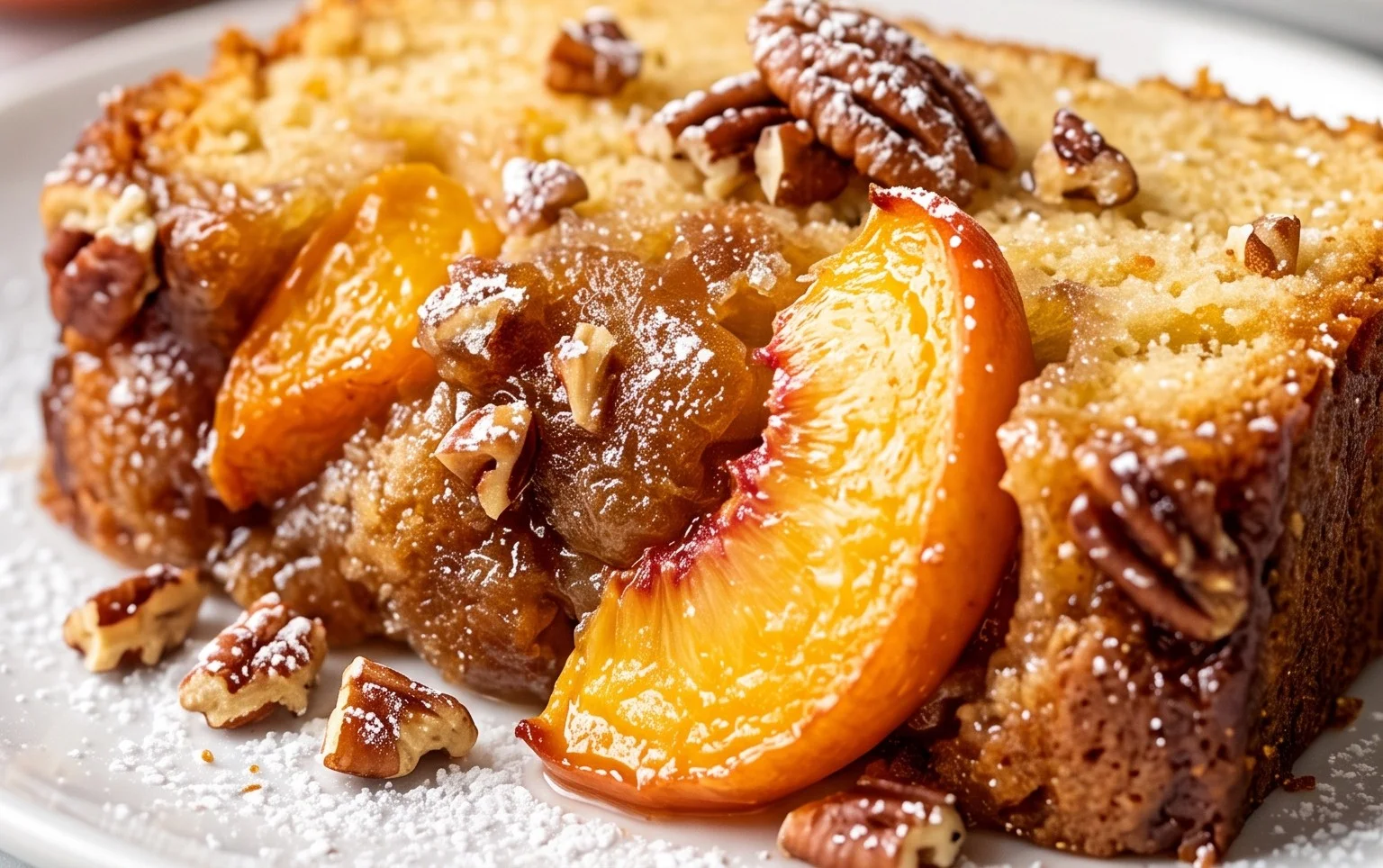 Peach Cobbler Pound Cake