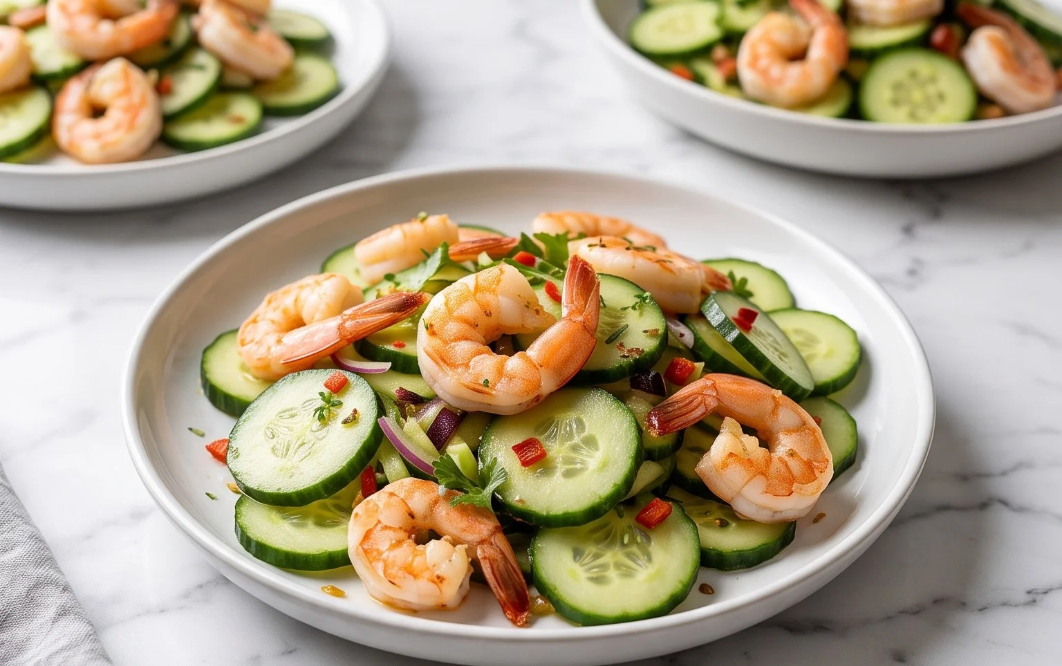 Cucumber Shrimp Salad
