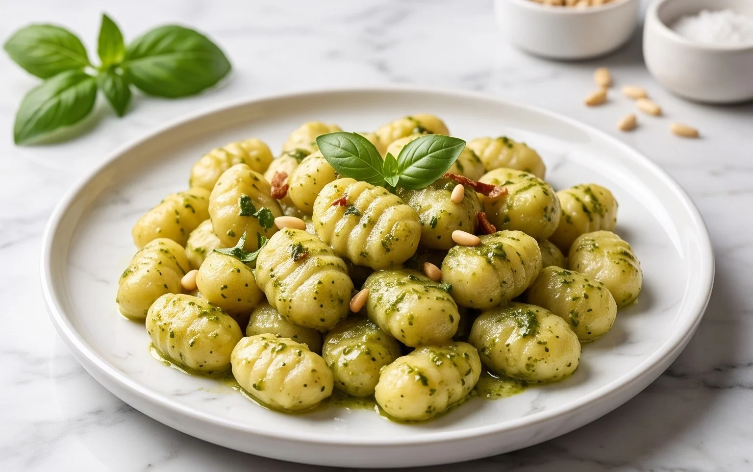 Creamy Pesto Gnocchi