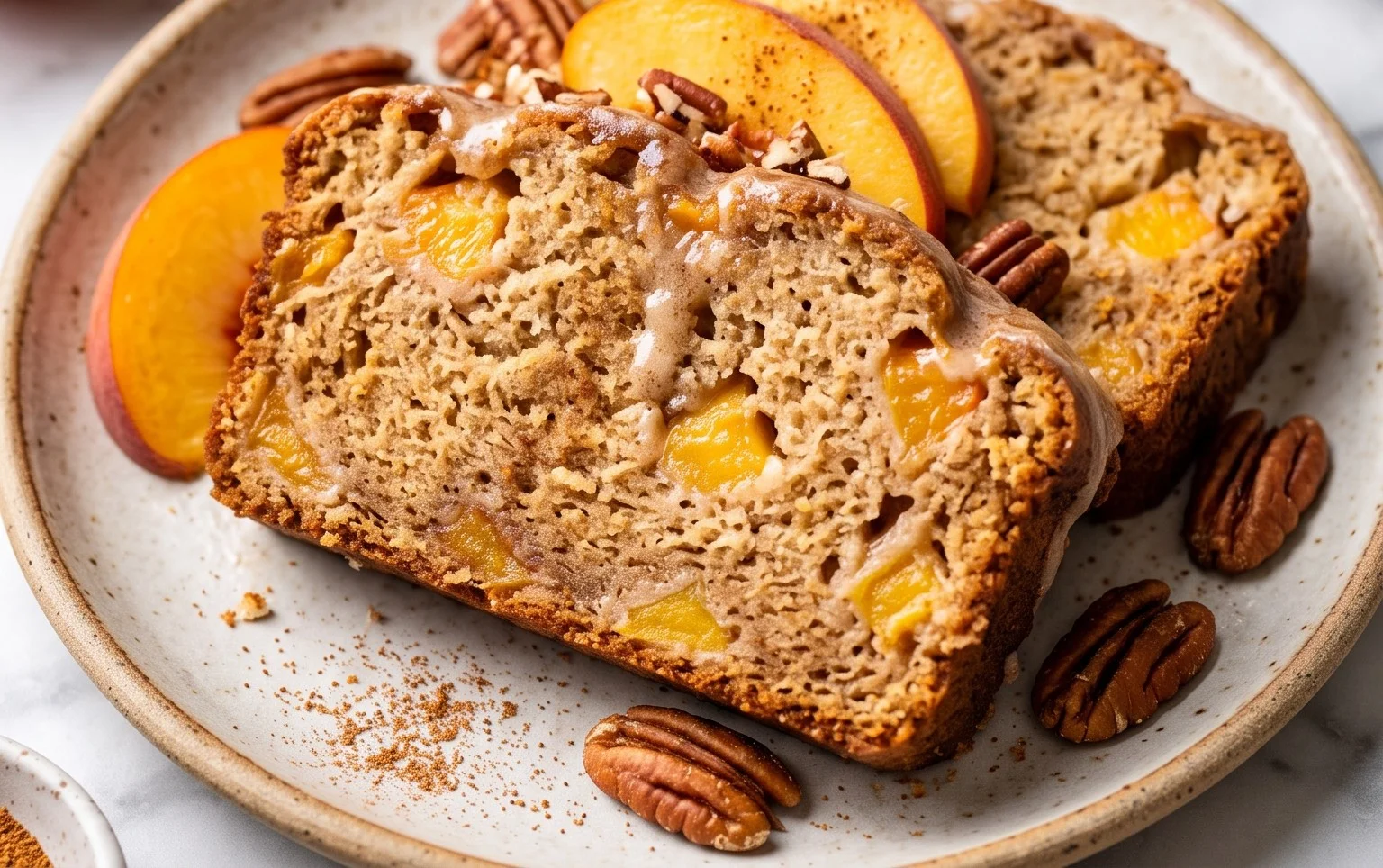 Spiced Peach Bread