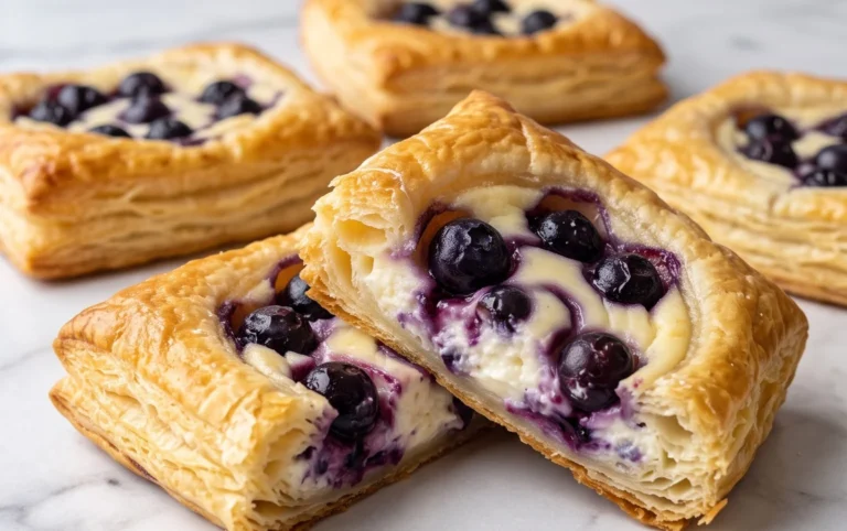 Blueberry Cream Cheese Puff Pastry
