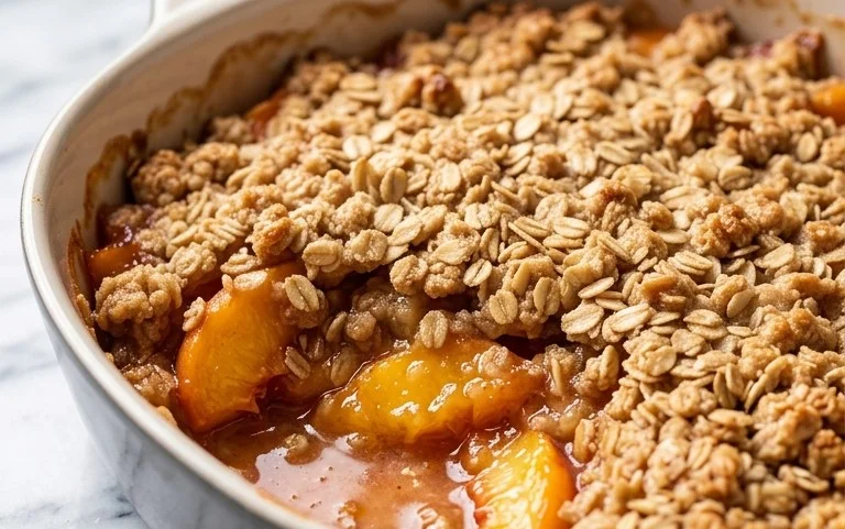 Fresh Peach Crisp Recipe