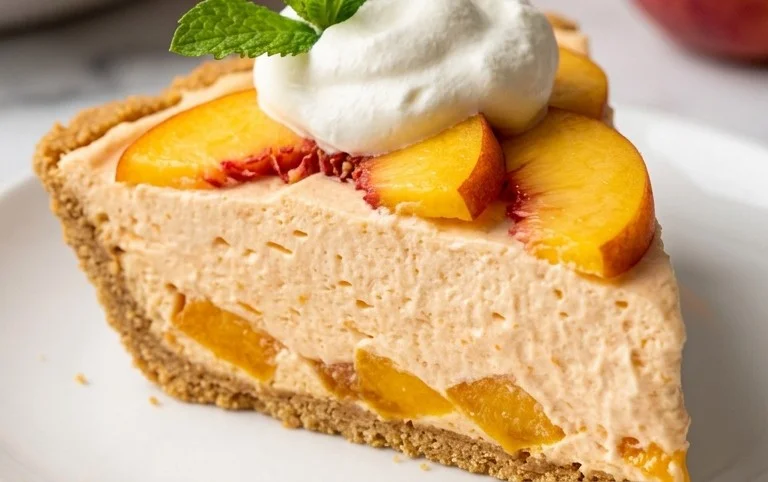 Peach Chiffon Pie