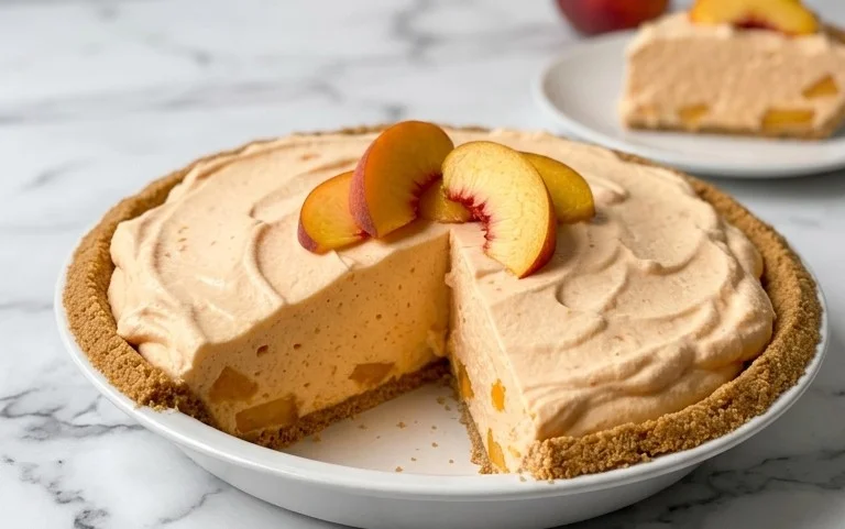 Peach Chiffon Pie