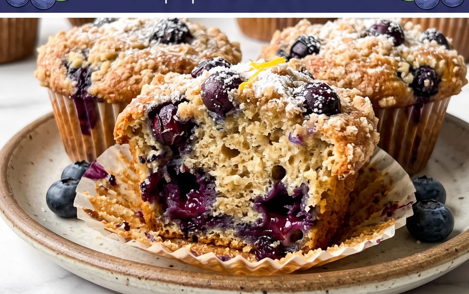 Homemade Blueberry Muffins