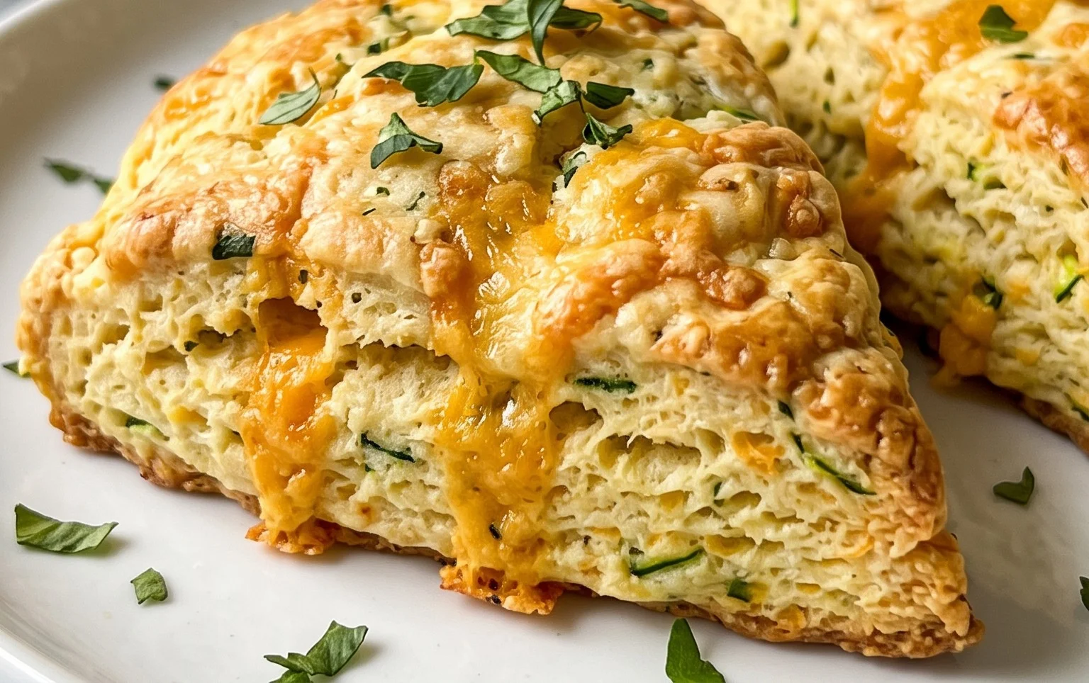 Zucchini Cheddar Scones