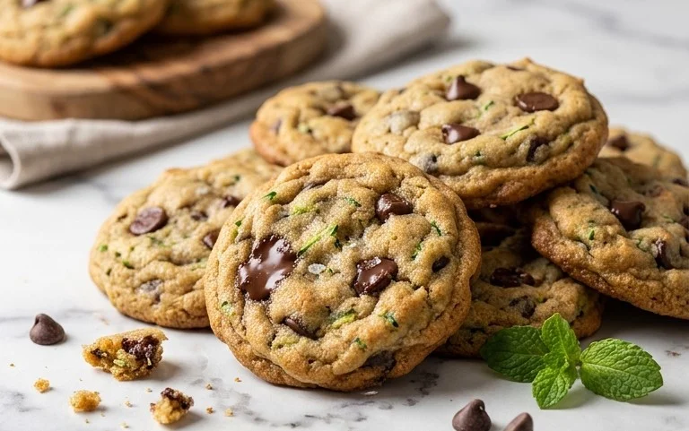 Zucchini Chocolate Chip Cookies