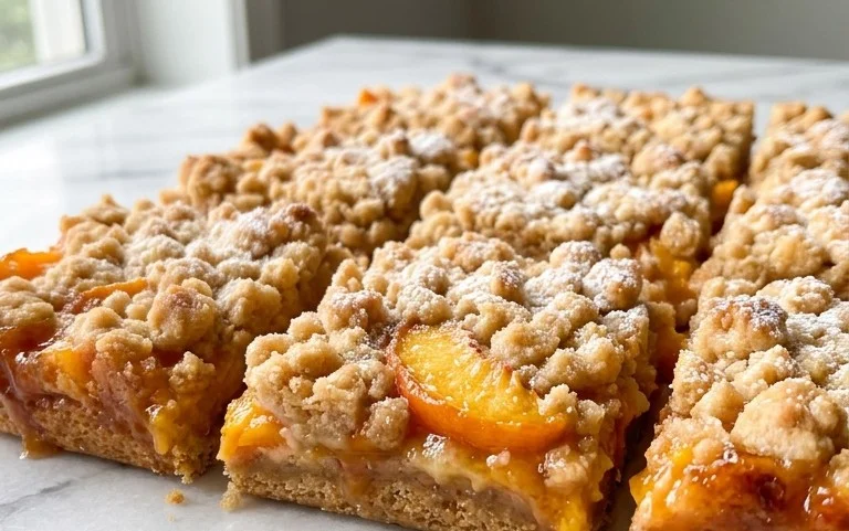 Fresh Peach Crum extractb Bars
