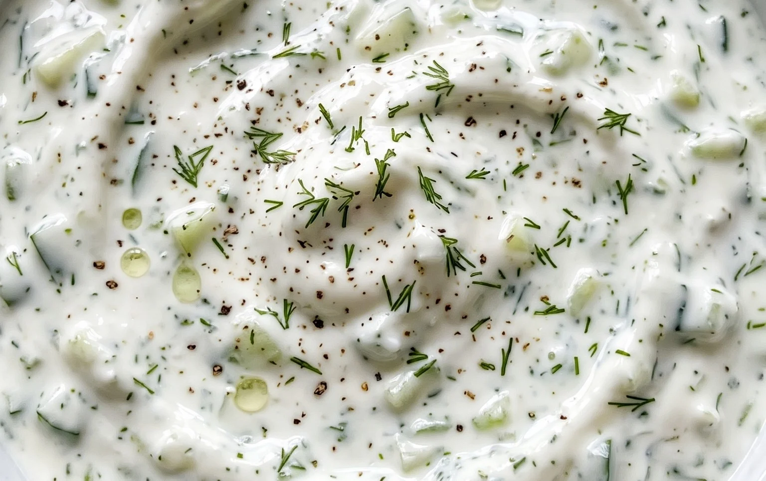 Cucumber Dip with Sour Cream and Dill