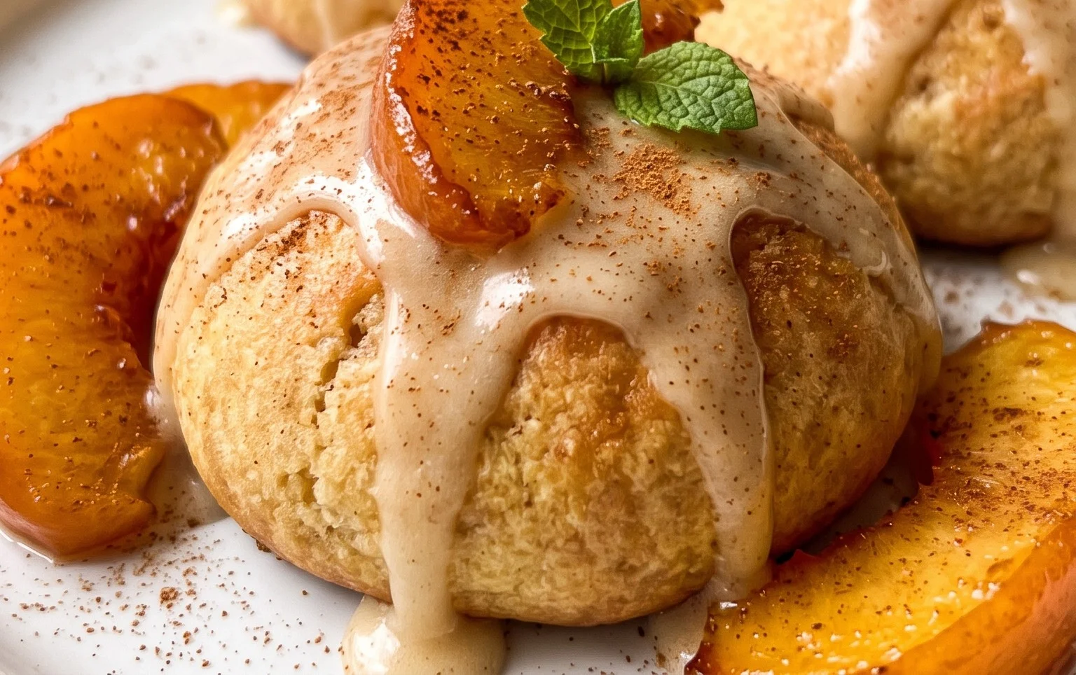 Peach Dumplings