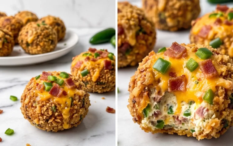 Beef Bacon Jalapeño Popper Cheese Balls