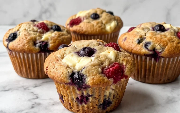 Berry Cream Cheese Muffins