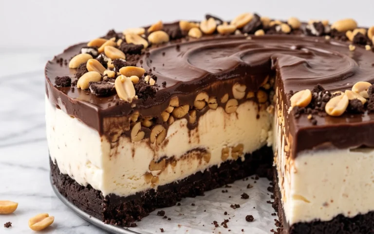 Buster Bar Ice Cream Cake