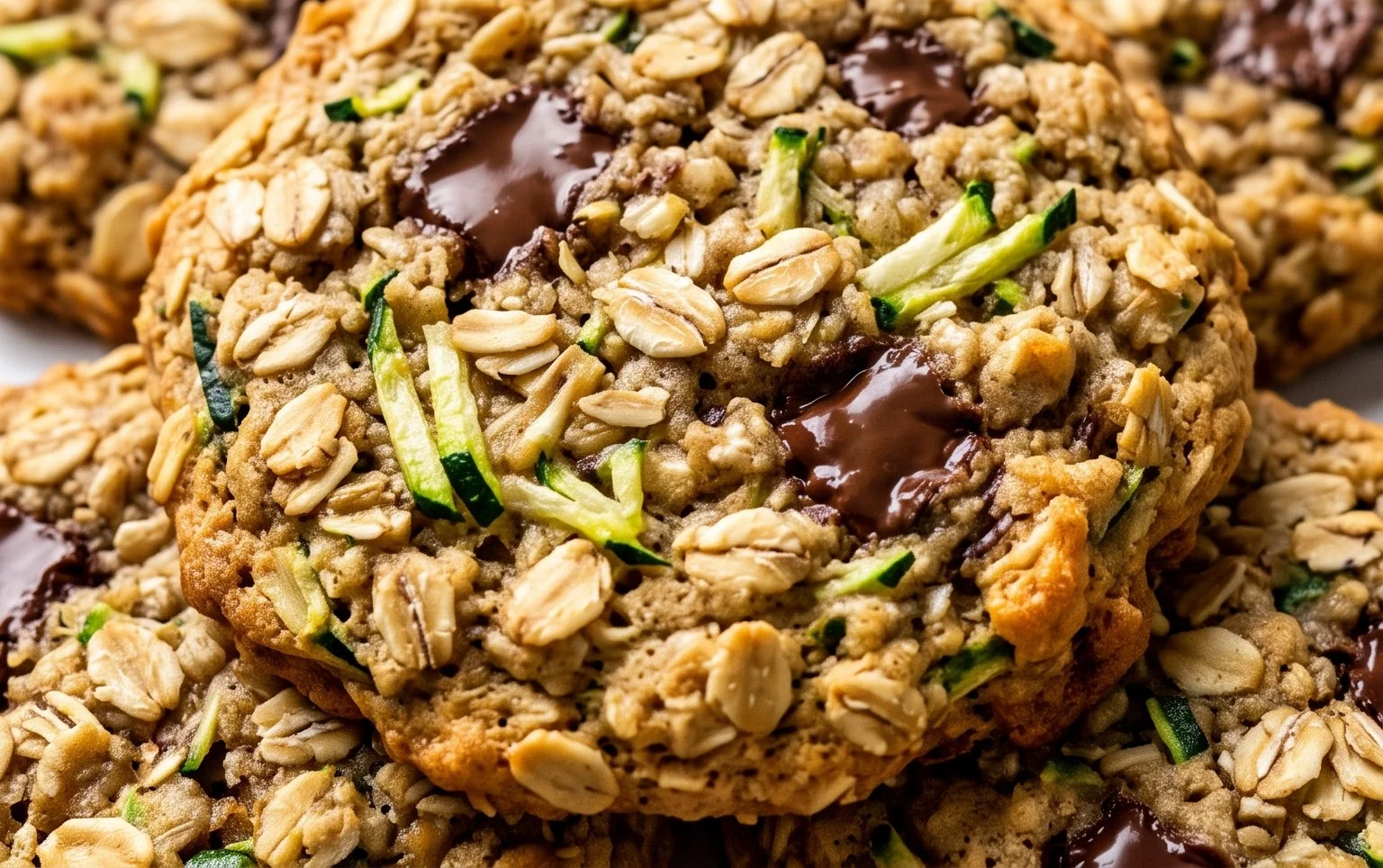 Healthy Zucchini Oatmeal Cookies