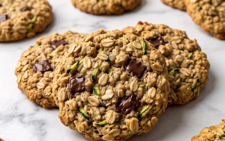 Healthy Zucchini Oatmeal Cookies